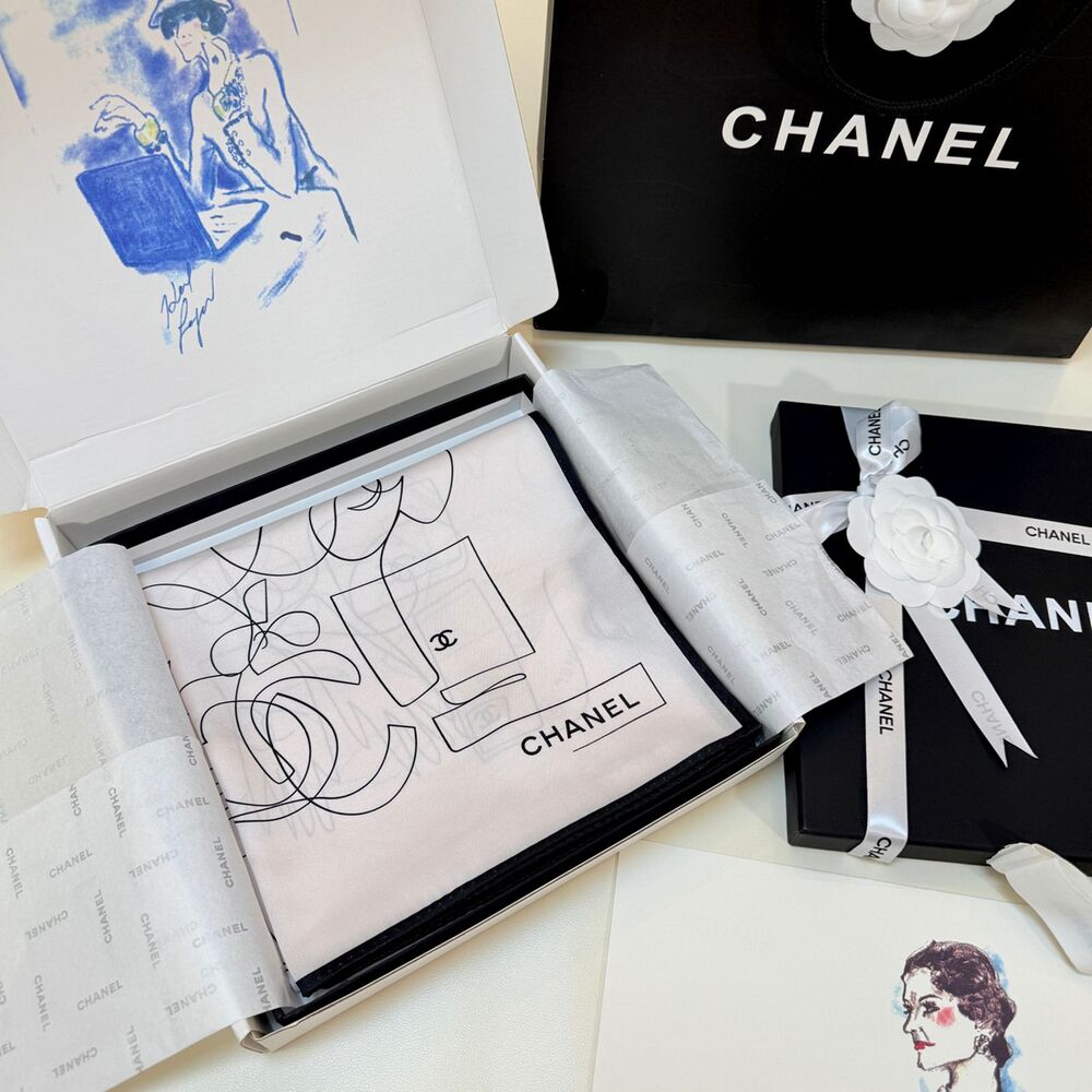 Chanel Silk Scarf